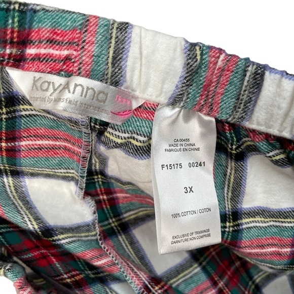 KayAnna Flannel Plaid Pajama Set - Picture 9 of 11